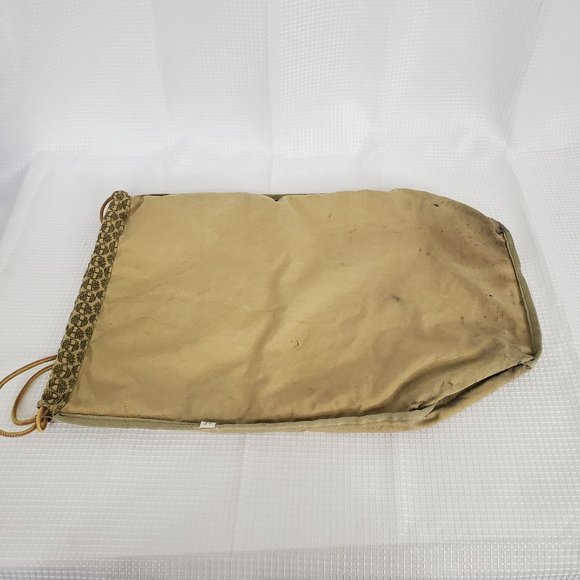 Timberland Cinch Bag Sack Duffel Pull String Canvas Drawstring Carry All Logo - Picture 8 of 9